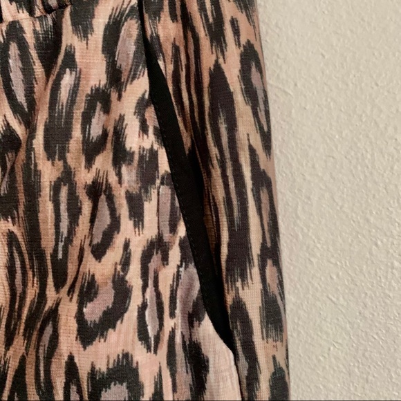 Zara Leopard Drawstring Pants - Picture 4 of 7